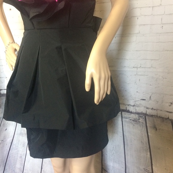 Pink and black Cocktail Formal Dress - Picture 4 of 8